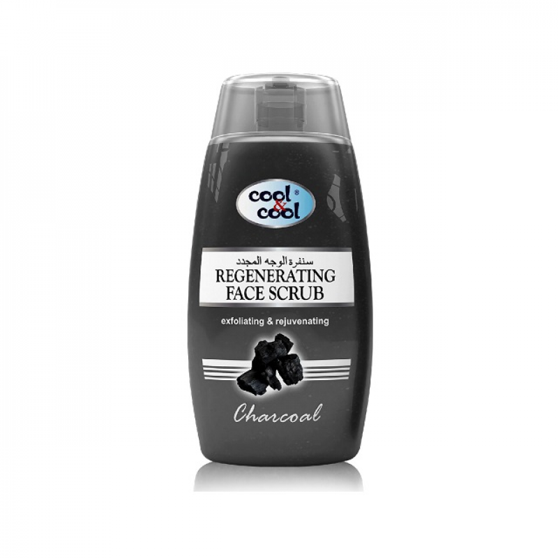 Cool & Cool Regenerating Face Scrub Charcoal 100ml