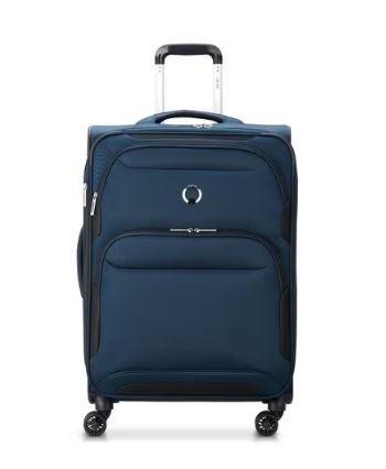 Delsey Paris Sky Max 4 Double Wheel Cabin Trolley Case Blue 70cm